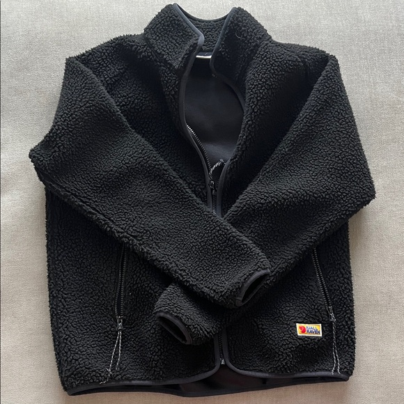 Fjallraven Jackets & Blazers - W’s Black Fleece / Sherpa Jacket